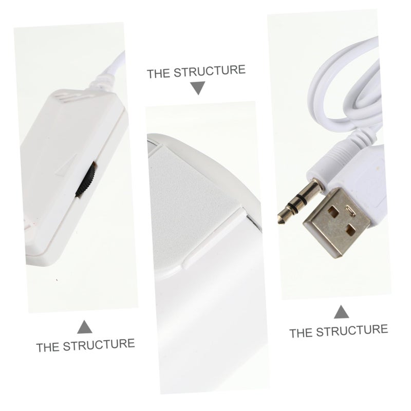 مكبرات صوت سطح المكتب صغيرة بحجم USB تصميم معدني مدخل سلكي صوت ستريو للكمبيوتر المحمول والهاتف - Image 4