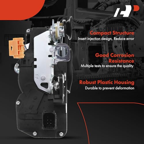 A-Premium قفل باب A-Premium متوافق مع سيارات كاديلاك وشيفروليه وجي إم سي 2007-2009 - سيلفرادو، سوبربان، إسكاليد، سييرا، يوكون، أفالانش، تاهو، الجانب الأيسر الخلفي للسائق - Image 5