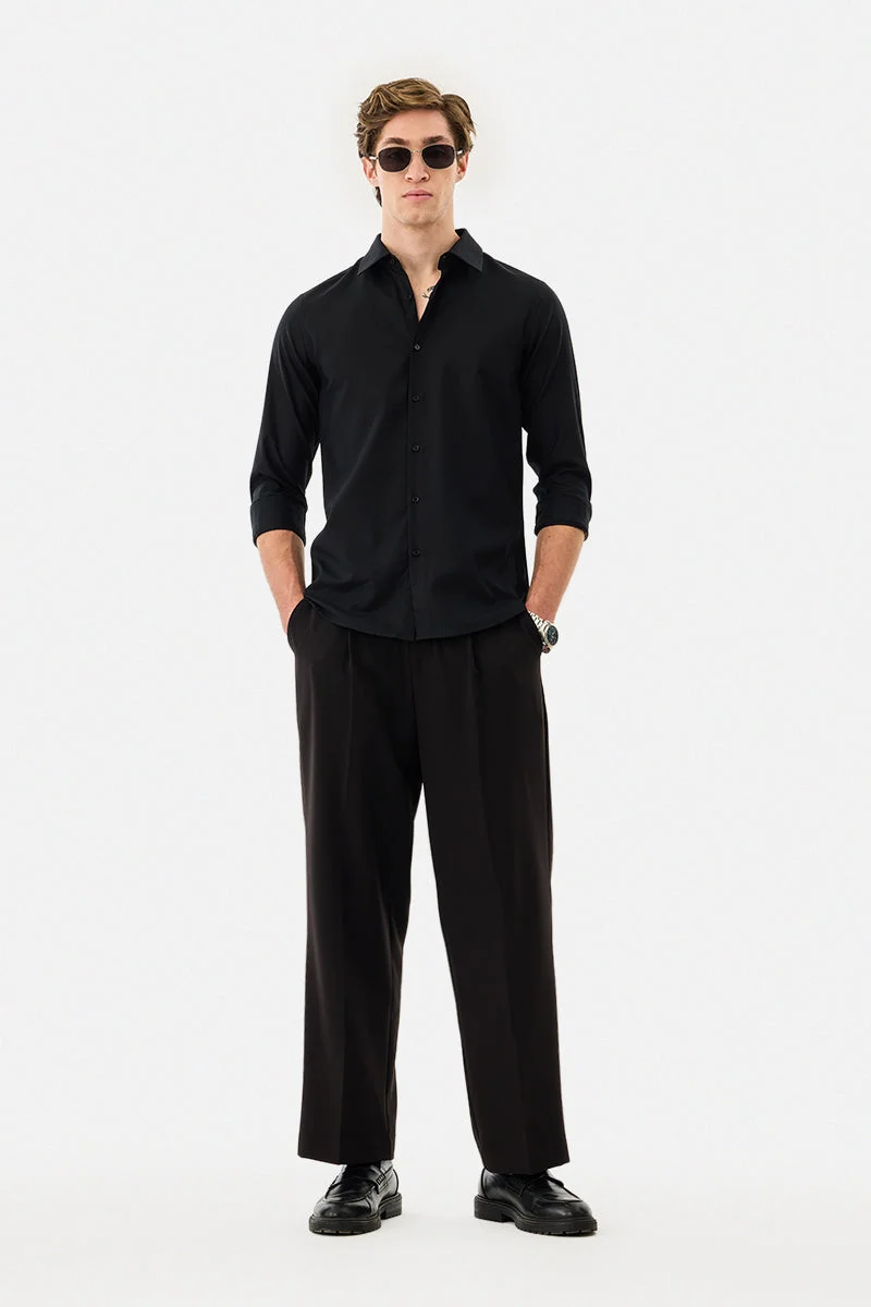 SNITCH 100% Cotton Slim Fit Luxe Shirt