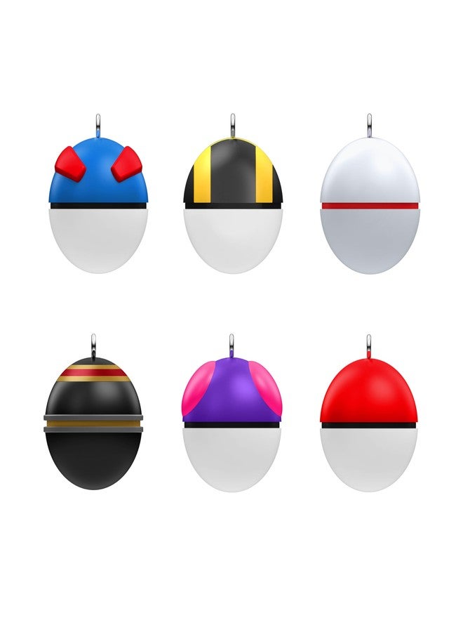 Hallmark Keepsake Mini Christmas Ornaments 2024, Pokémon Poké Balls, Set of 6, Gifts for Pokémon Fans - Image 2