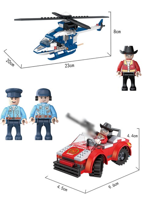 COGO Police High-Speed Pursuit Building Block Set Kit for Kids