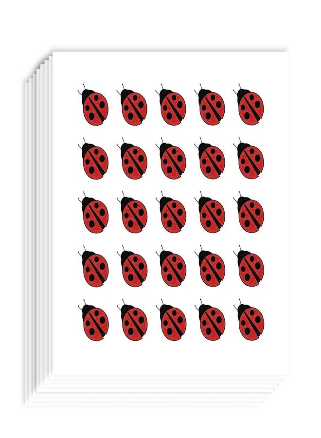 AHANDMAKER 500Pcs Ladybug Planner Stickers, 0.5x0.5 Inch Self-Adhesive Ladybird Scrapbook Paper, Insect Stickers Decals for Scrapbooking Planner Calendar DIY Crafts Album Party Decor Gift Bag Seal - Image 1