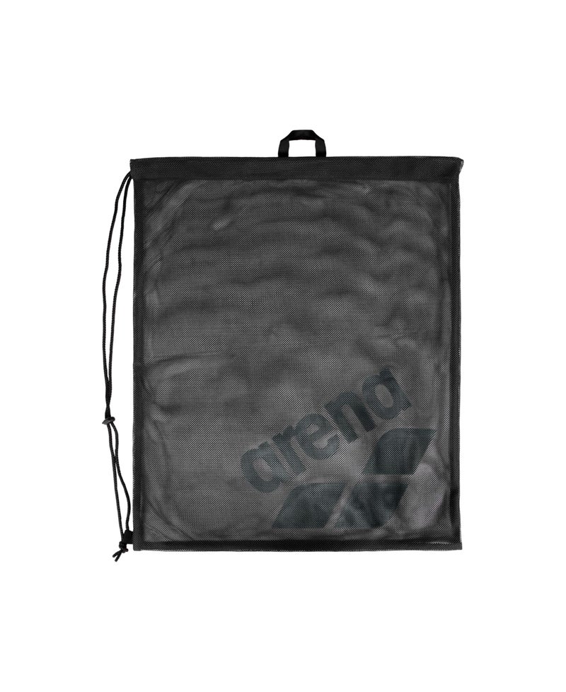 ARENA One Go Pool Gear Sack Swim Mesh Bag Drawstring Satchel for Swim Accessories Quick Dry Polyester Equipment Tote for Swim Team Practice Black 40 Liters - Image 2