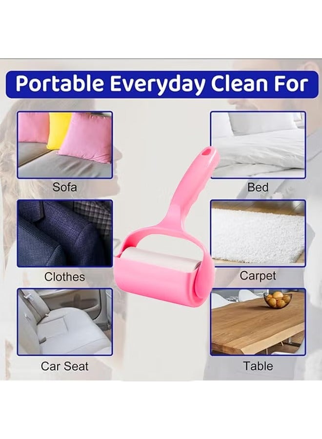 Lint Roller, Super Sticky Pet Hair Remover Kit with 11 Refills, Adhesive Lint Brush for Clothes,Carpet, Car Seats, Dust,Dogs, Cats Assorted 11.5x20cm  - Image 2