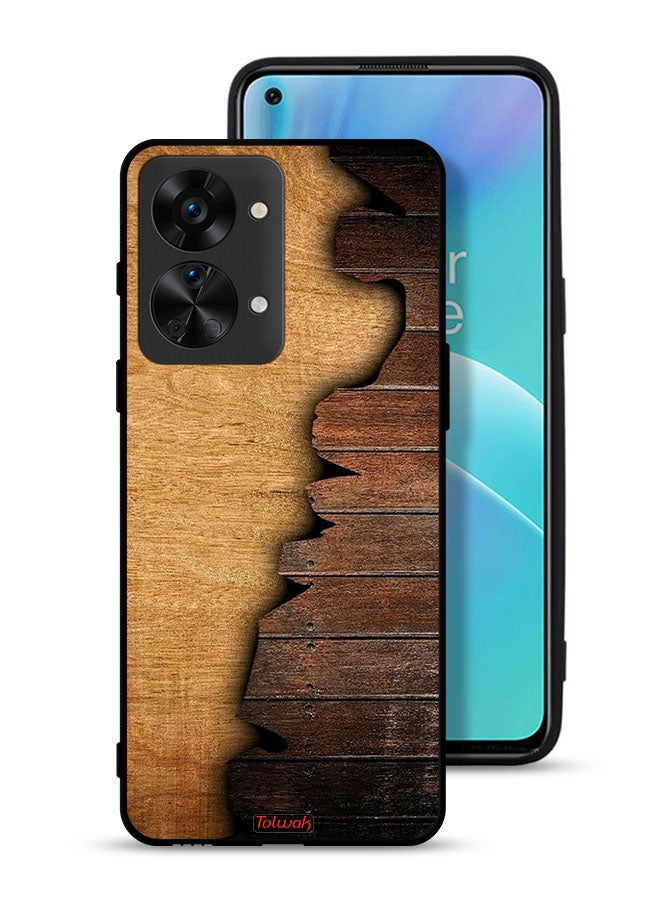 OnePlus Nord 2T 5G Protective Case Cover Vintage Wood Pattern