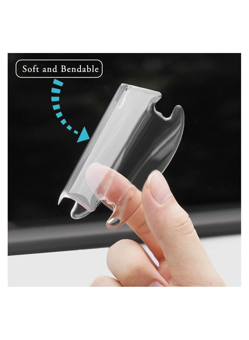 Generic Anti-Scratch Adhesive Sticker for Door Handle and Car, Transparent Adhesive Sticker with Protective Coating, Set of 8 Scratch-Resistant Stickers with Printed Design Made by Up to Date Egypt, 012221438 - Image 4