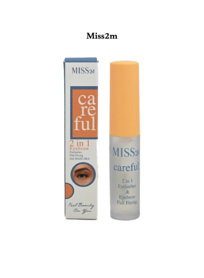 miss2m Clear Mascara for Brows & Lashes – 4.5 ml