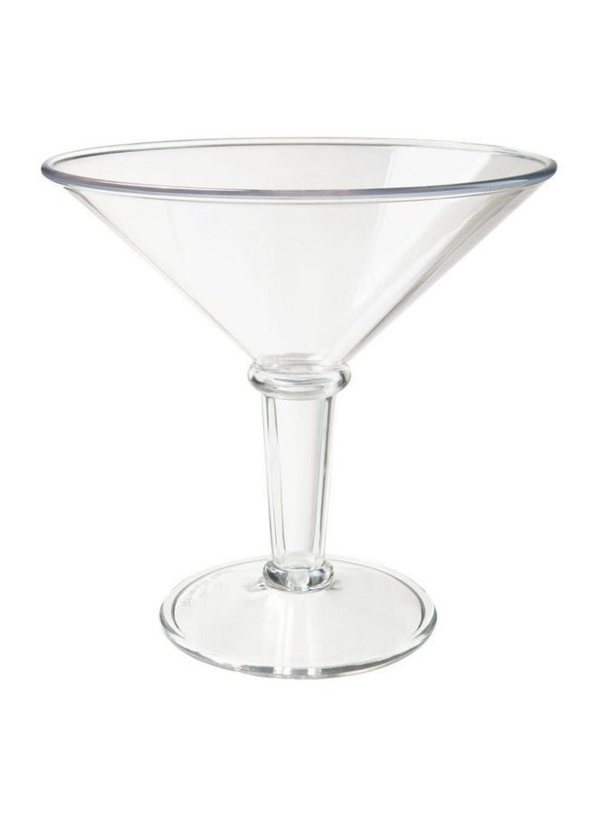 Get G.E.T. SW-1419-1-SAN-CL Shatterproof Jumbo Martini Cocktail Glass, BPA Free, 48 Ounce, Clear  - Image 1
