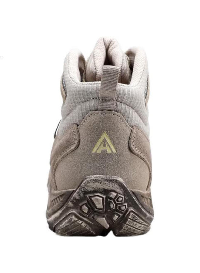 HUMTTO High-Top Hiking Shoes Comfortable Shock Absorption Outdoor Men'S Hiking Shoes Travel Off-Road Climbing Shoes Wind Sand Yellow 40 - Image 2