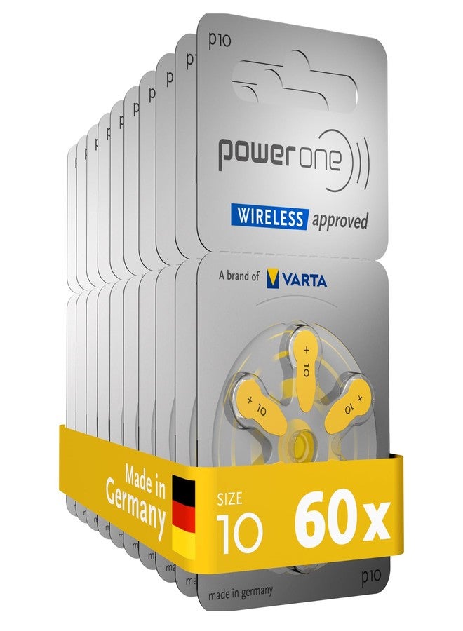 VARTA Power One Size 10 Zinc Air Hearing Aid Batteries (60 batteries) - Image 1