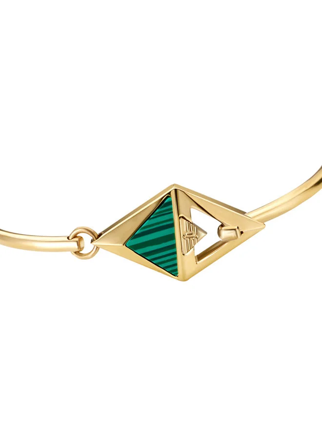 POLICE Delta Green and Gold Bracelet For Women