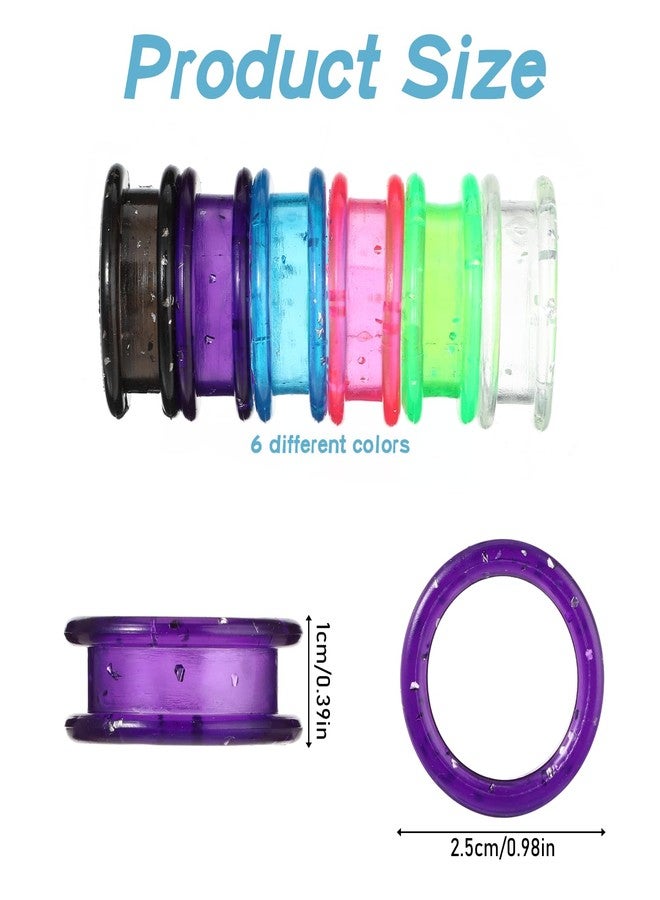 Styquenzer 12 PCS Scissors Finger Rings Soft Silicone Scissors for Pet Grooming Scissors Accessories for Animal Hair Cutting Thumb Inserts Finger Protector Ring for Professional Barber - Image 2