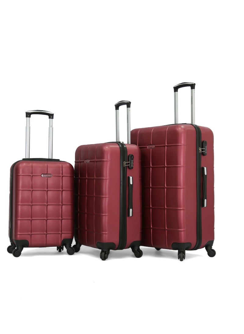GIORDANO Giordano Luggage Set 3 PCS TSA, Lock  - Image 1