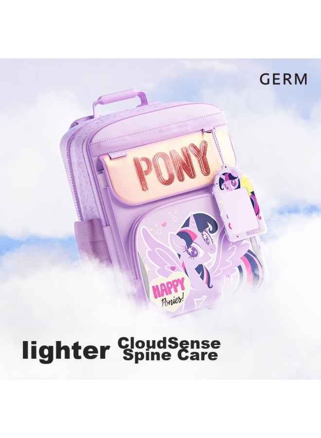 Germ My Little Pony Backpack For Primary School Students, Ultra-light Spine Protection, For Grades 1-6, Large Capacity Children's Schoolbag, Sweet Party - Image 3