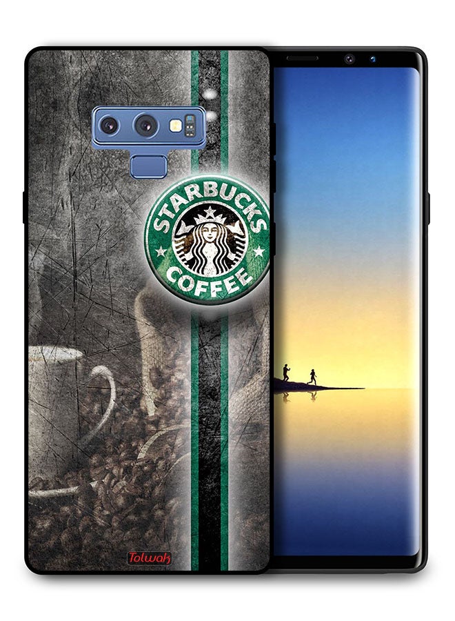 Tolwak Samsung Galaxy Note 9 Protective Case Cover Coffee Art - Image 1