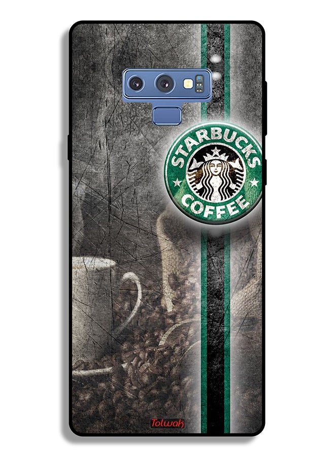 Tolwak Samsung Galaxy Note 9 Protective Case Cover Coffee Art - Image 2