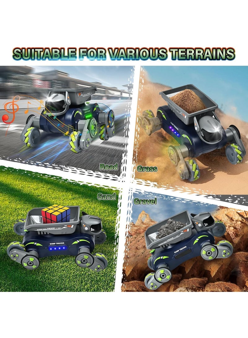 Beauenty Smart Robot RC Car | 360° Spin Transform 4WD Stunt Robot Toy | Gesture-Sensing Light  Music Kids Car - Image 2