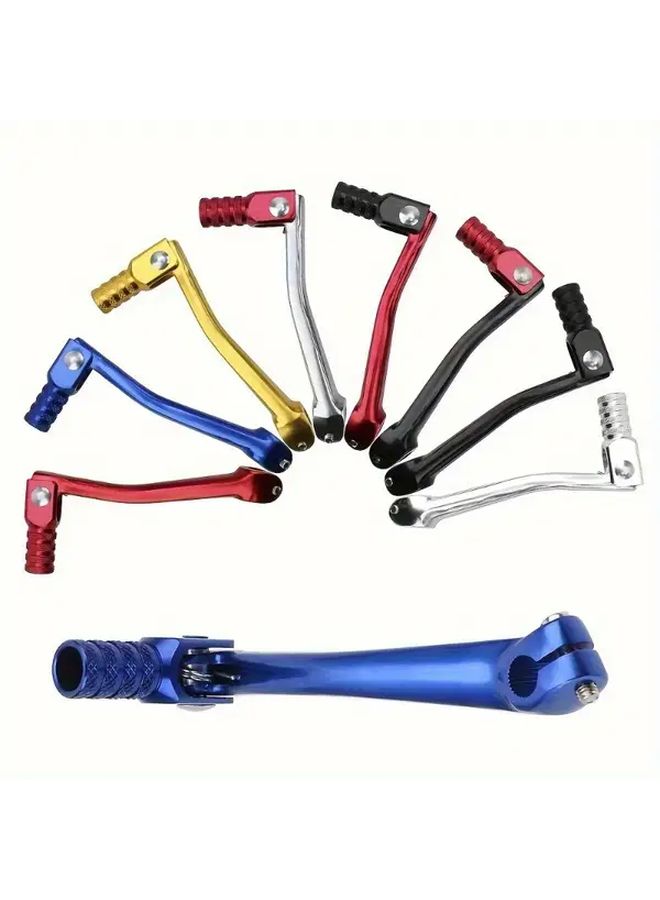 Black Aluminum Motorcycle Folding Gear Shift Lever CNC Moto Accessory - Image 1