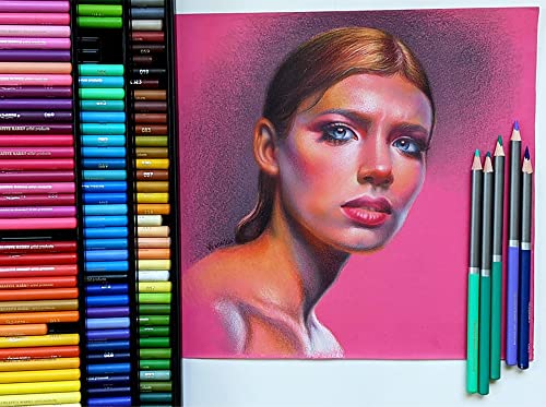 cezanne Creative Mark Cezanne Premium Colored Pencils Rose Red 6 Pack - Highly-Pigmented Drawing Pencils - Coloring Pencils for Drawing, Blending, Coloring, and More - Image 3