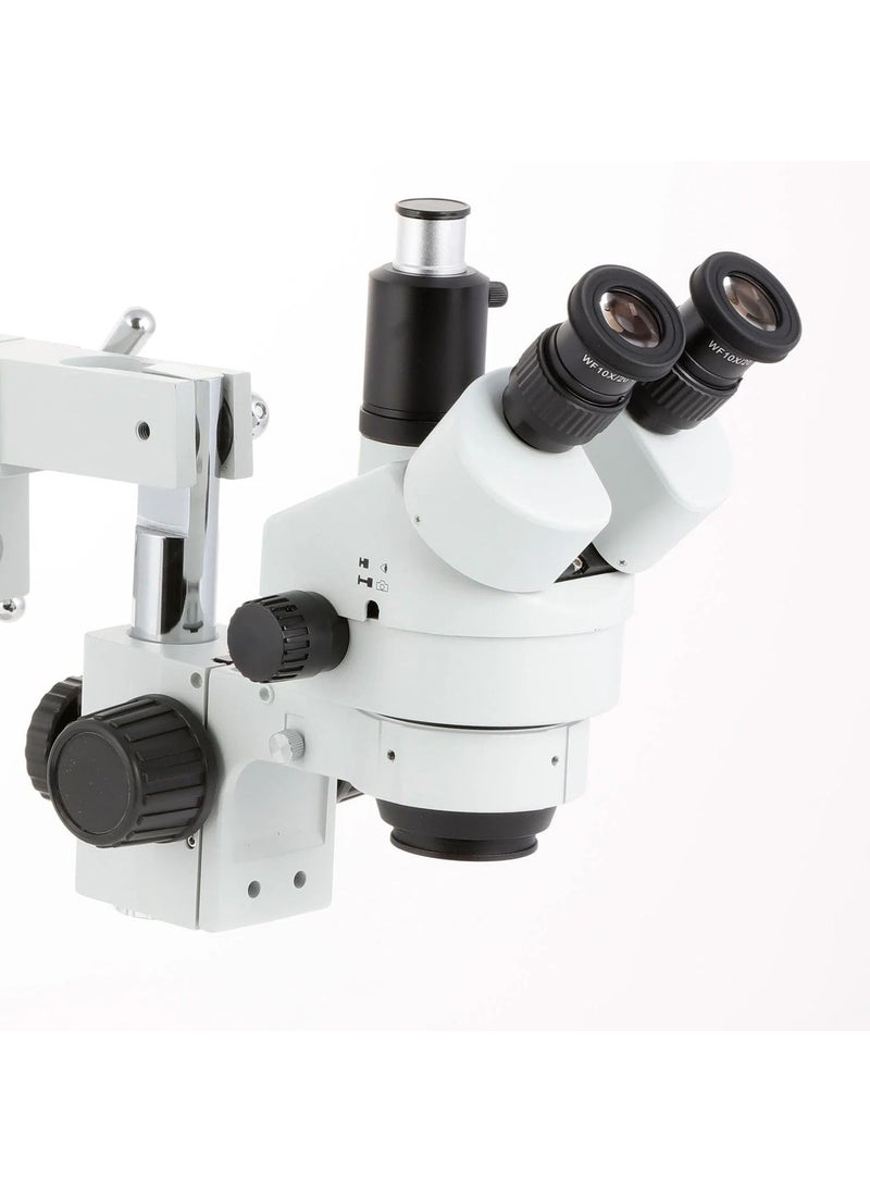 AmScope AmScope 35X90X SimulFocal Stereo Zoom Microscope on Boom Stand with 144LED Ring Light and 10MP USB3 Camera  - Image 3