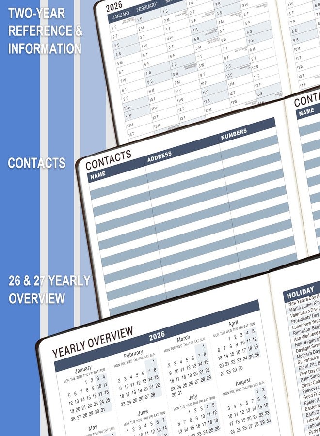 Poluma 2026 Weekly Appointment Book & Planner - Daily Hourly Planner 2026 with 15-Minute Interval, January 2026 - December 2026, 8.5" x 11", Achieve Your Goals & Improve Productivity - Black - Image 5