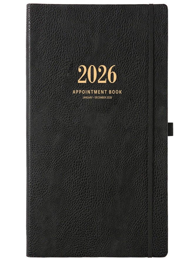 Poluma 2026 Weekly Appointment Book & Planner - Daily Hourly Planner 2026 with 15-Minute Interval, January 2026 - December 2026, 8.5" x 11", Achieve Your Goals & Improve Productivity - Black - Image 1