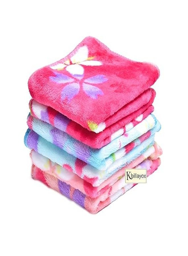 STARGAZE Baby Towel/Handkerchief/Rumal/Extra Soft and Super Absorbent for Women's, Kids and Newborn (Multicolor) (25 x25 CM) (Pack of 6 Napkins) - Image 3