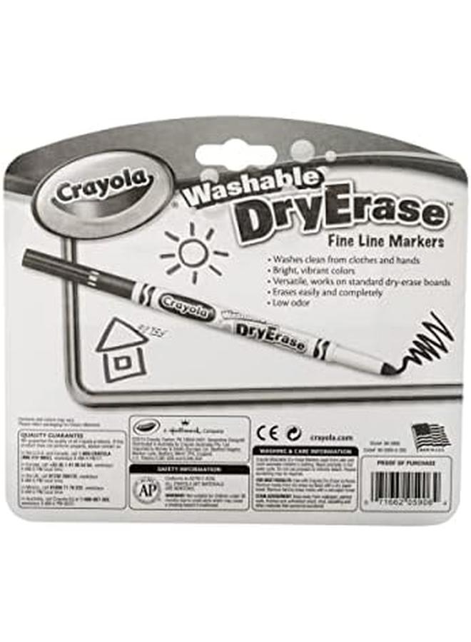Crayola 6 Ct. Dry Erase Fine Line Washable Markers - Image 4