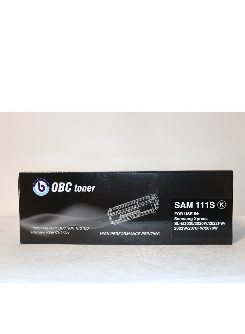 OBC compatible black laser toner cartridge, replacement for SAM 111S, prints up to 1500 professional-quality pages - Image 3