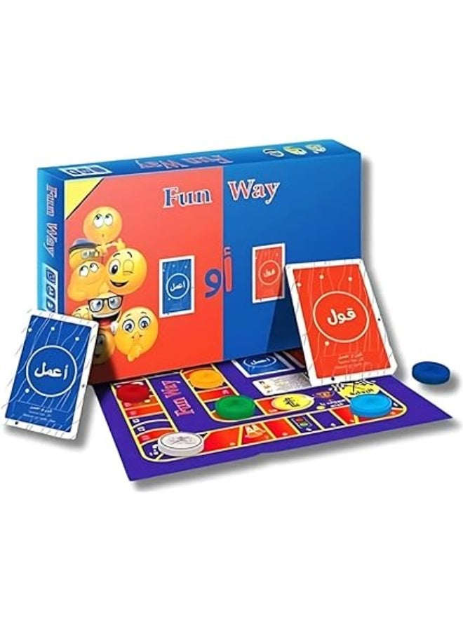 ممز بلانيت لعبة قول أو اعمل الجماعية لعبة تحدي وتسلية للكبار ألعاب الأصدقاء والعائلة للحفلات والتجمعات لعبة ورقية لوحية مضحكة ومشوقة – مثالية لجلسات الشلة والعائلة-العاب لوحيه-العاب ورقية-العاب عائليه