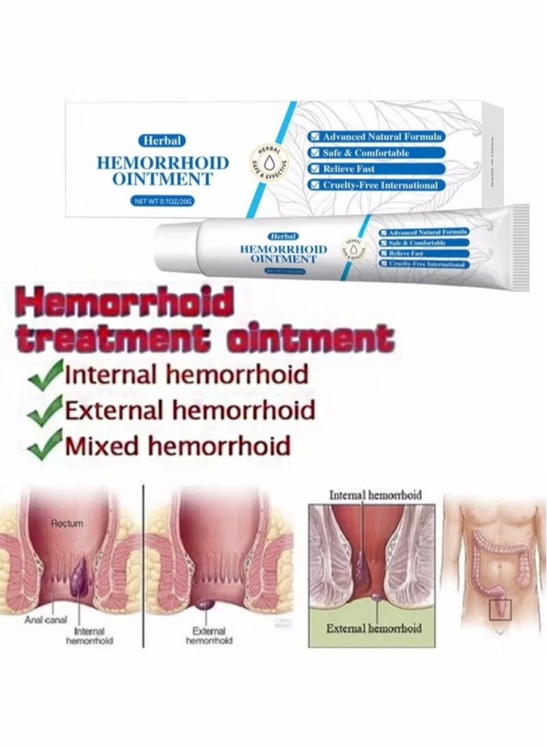 HEALMUSZ Hemorrhoid Treatment All Natural Fast Relief Hemorrhoid Cream Healing Formula, 0.7 Oz/20g Tube  - Image 3
