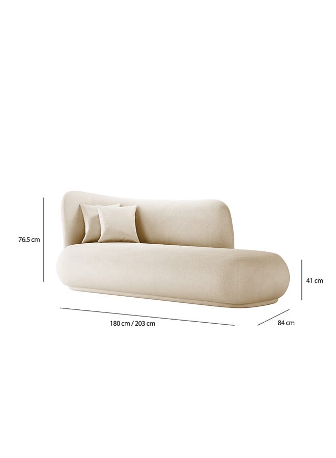 Woodz Boucle Sofe 2 Seats Biege  - Image 2