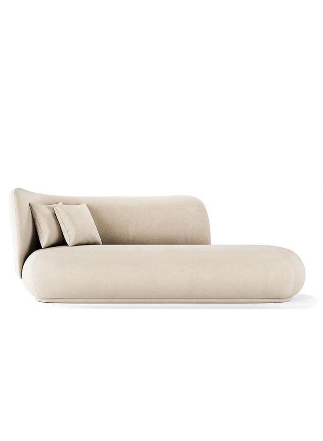 Woodz Boucle Sofe 2 Seats Biege  - Image 1