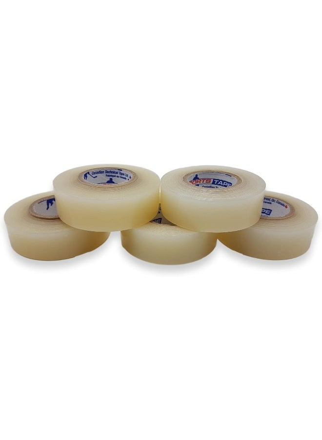 Sports Tape Sportstape Clear Hockey Tape. Shin Pad Sock Tape, Rips Easily, 5 Pack Made in North America.  - Image 4