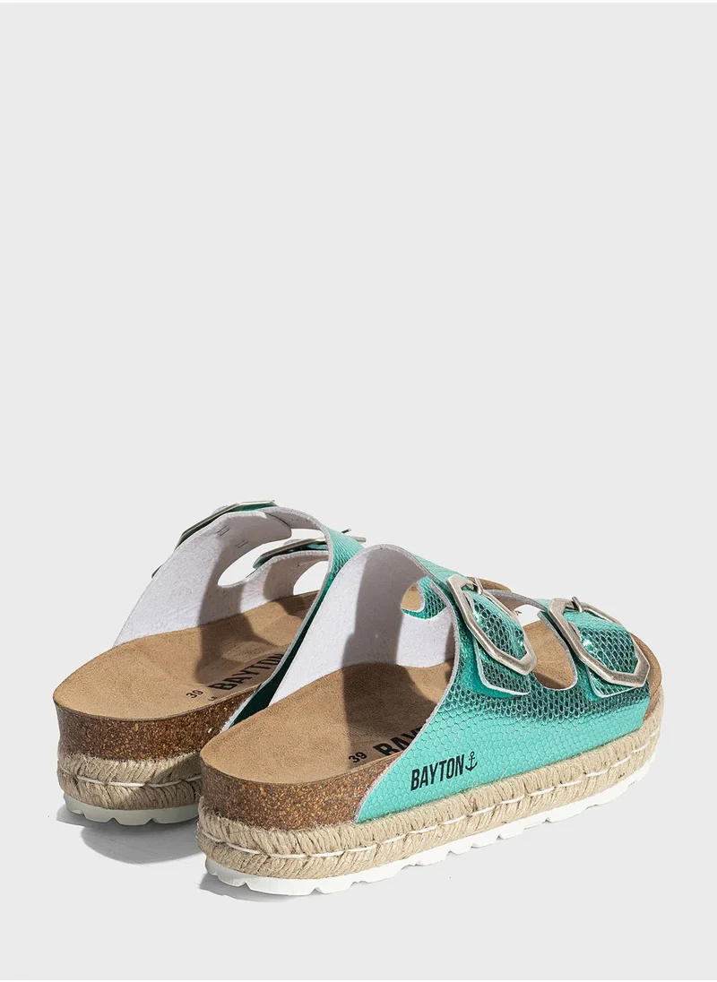 BAYTON Alcee Double Strap Platform Sandals