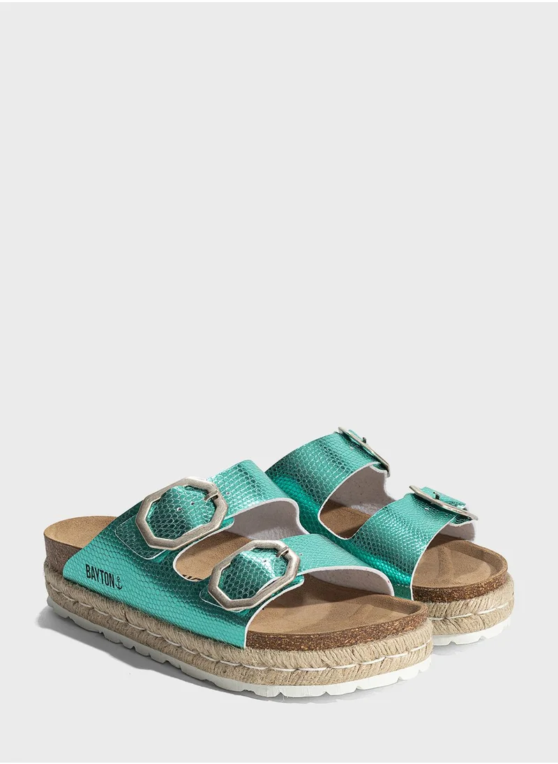 BAYTON Alcee Double Strap Platform Sandals