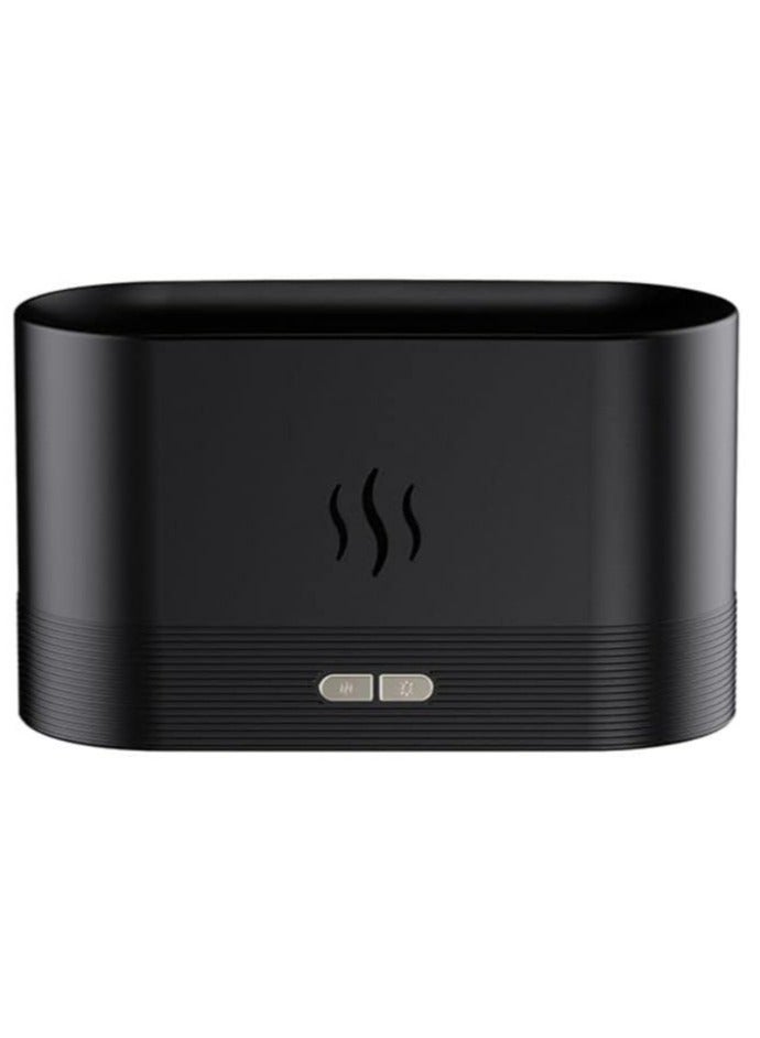 ELTRAZONE Essential Oil Diffuser with Flame Light, 180mL Aromatherapy Mist Humidifier, Quiet Aroma Air Diffusers with Auto Shut-Off Protection - Image 2