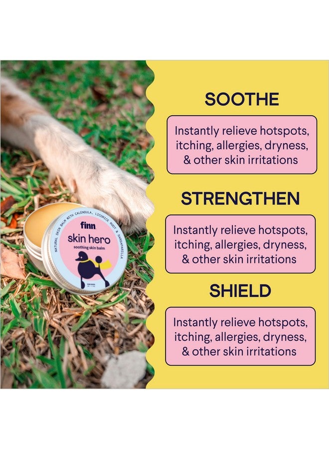 فين سكين هيرو | بلسم طبيعي مُنعش لبشرة الكلاب | يُهدئ ويُقوي ويحمي من البقع الساخنة والحكة والتهيج - ١٫٧٥ أونصة - Image 5