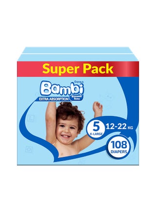Baby Diapers X-Large Size 5 (12-22kg) Super Pack