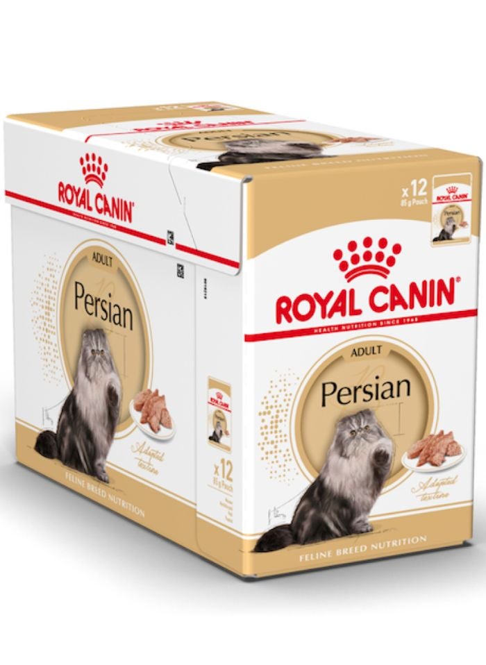 ROYAL CANIN Feline Breed Nutrition Persian (WET FOOD - Pouches) 12 x 85g - Image 4