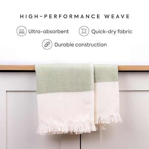 HABER 100% Bamboo Bath Towel (150 x 75 cm) – Ultra-Absorbent, 3X Softer Than Cotton, Quick Dry & Lightweight Large Eco-Friendly Towel for Bath, Gym & Travel – Sage Green Pack of 1 - Image 3