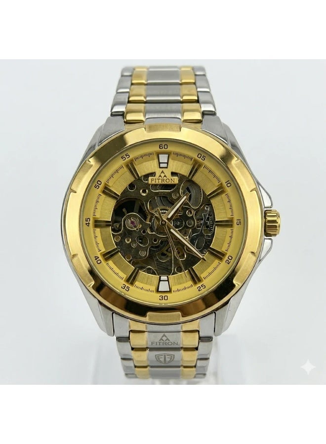 FITRON BIG FACE BULKY 117177M GOLD DIAL - MEN'S AUTOMATIC - Image 1
