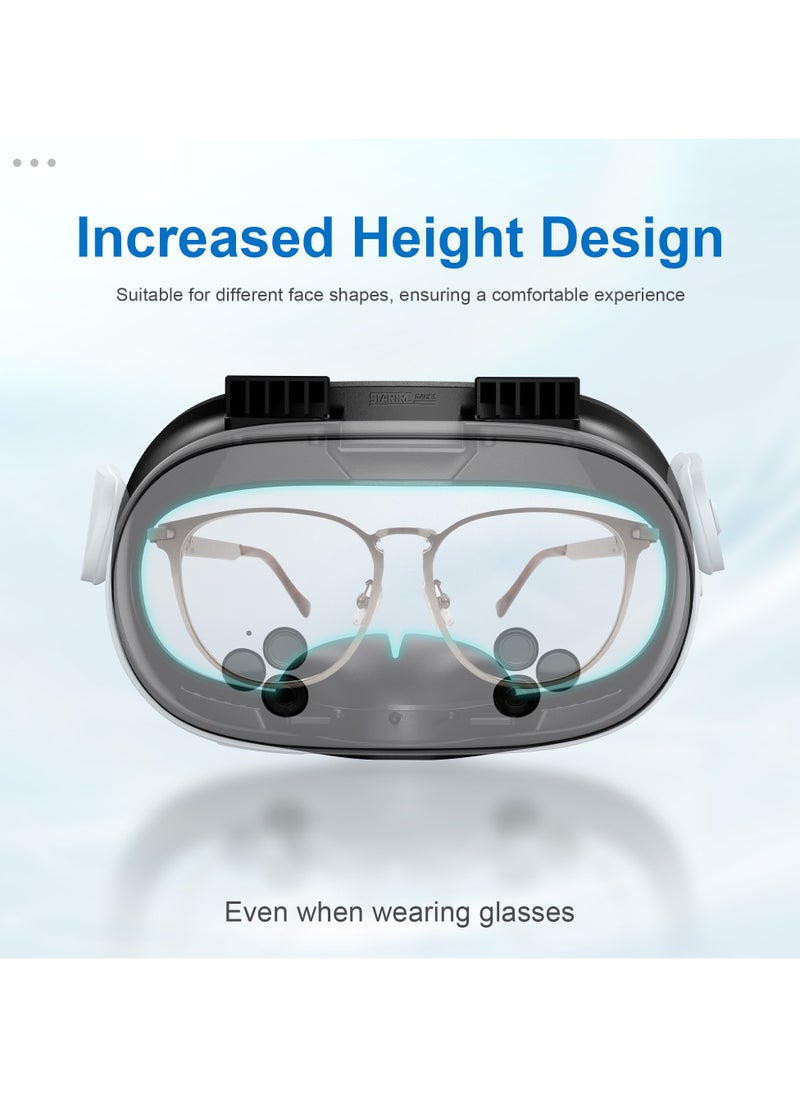 STARTRC GAMES VR Facial Interface and Face Pad for Meta Quest 3S, Sweat-proof and Breathable, Replaceable Ice Silk Lycra & Sweat-Proof PU Leather Pad,with Air-Circulation Design Facial Interface Accessories for Oculus Meta Quest 3S  - Image 5