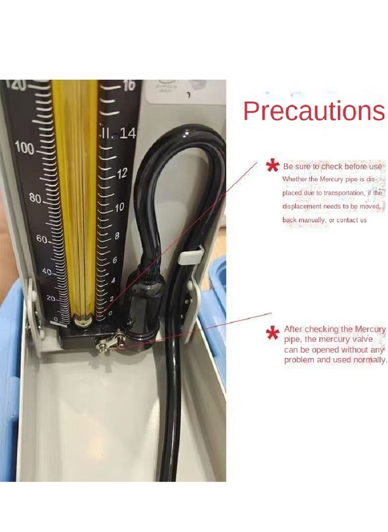 Yuwell - Yuyue Mercury Sphygmomanometer With Stethoscope Home Blood Pressure Measurement And Testing Instrument - Image 1
