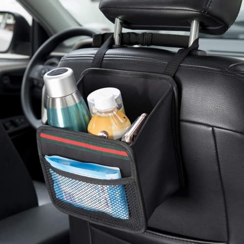 SHIBUI Car Backseat Organizer & Trash Bag – Waterproof, Anti-Slip, Multi-Compartment Storage for Toys, Tools, Snacks – Hanging Back Seat Utility Bag for Car, SUV, Truck. - Image 1