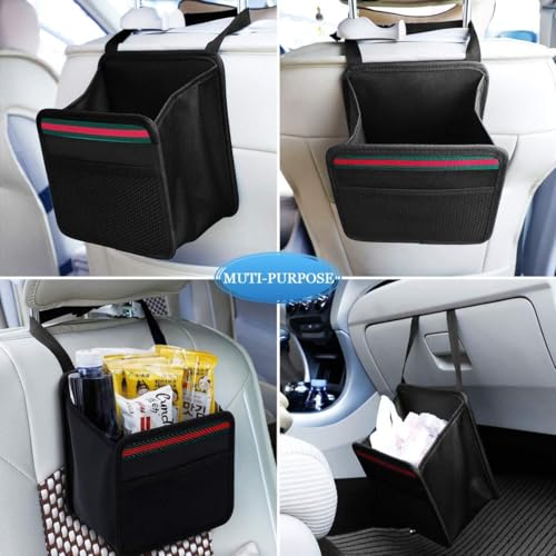 SHIBUI Car Backseat Organizer & Trash Bag – Waterproof, Anti-Slip, Multi-Compartment Storage for Toys, Tools, Snacks – Hanging Back Seat Utility Bag for Car, SUV, Truck. - Image 5