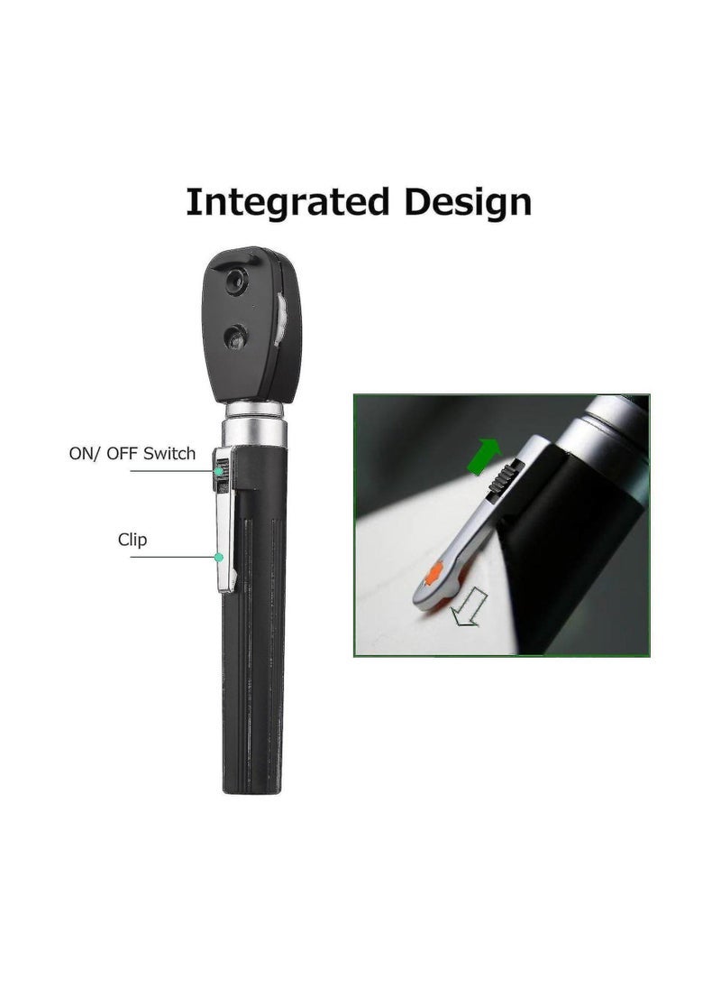 Generic Direct Ophthalmoscope 5 Different Apertures Professional Portable Handheld Ophthalmoscope Eyes Ophthalmic Diagnostic Supplies  - Image 2