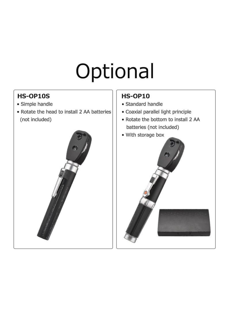Generic Direct Ophthalmoscope 5 Different Apertures Professional Portable Handheld Ophthalmoscope Eyes Ophthalmic Diagnostic Supplies  - Image 3