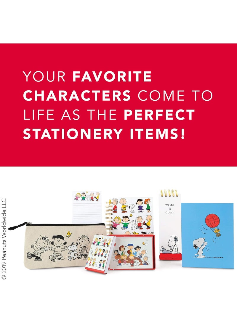 Graphique Graphique “Peanuts Run” Large Notepad | 150 Tear-Away Sheets | Task Planner | Daily Organizer | Memo Writing Pad | Priority Checklist | Undated | 6” x 8” - Image 3