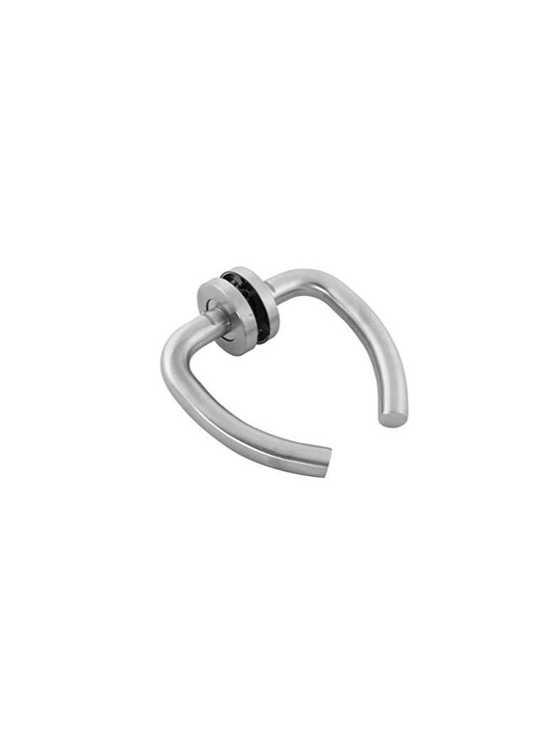 GEEPAS Geepas GHW65040 Mortise Rosette Tubular Handle 19mm - Door Handles | Firm Grasp | Rotate Door Lock | Interior | Satin Nickel Finish | 304 Stainless Steel | Premium Quality for All Internal Doors  - Image 1